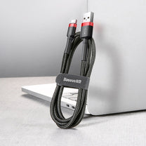 USB Cables – Durable flexible USB-C QC3.0 2A 2M red - Carlat