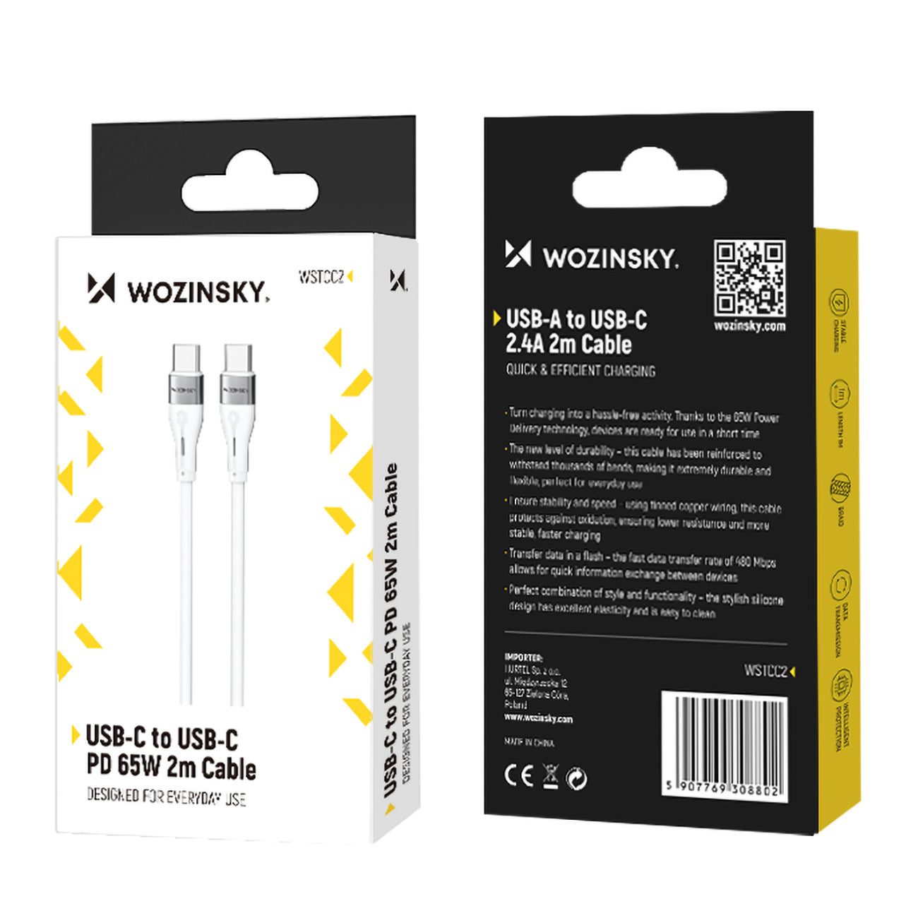 USB Cables – Durable flexible cable USB-C - USB-C PD - Carlat