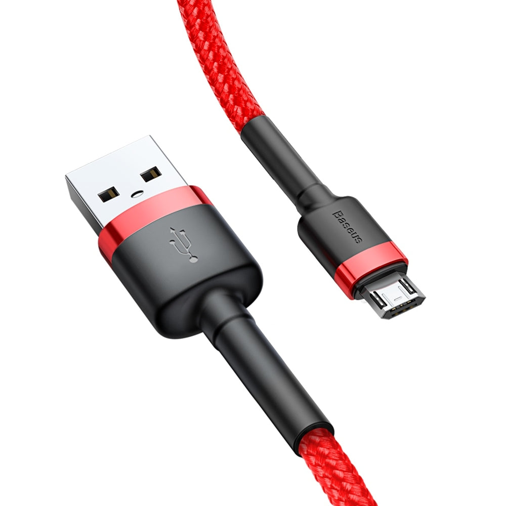 USB Cables – Durable flexible cable USB microUSB QC3.0 2.4A - Carlat