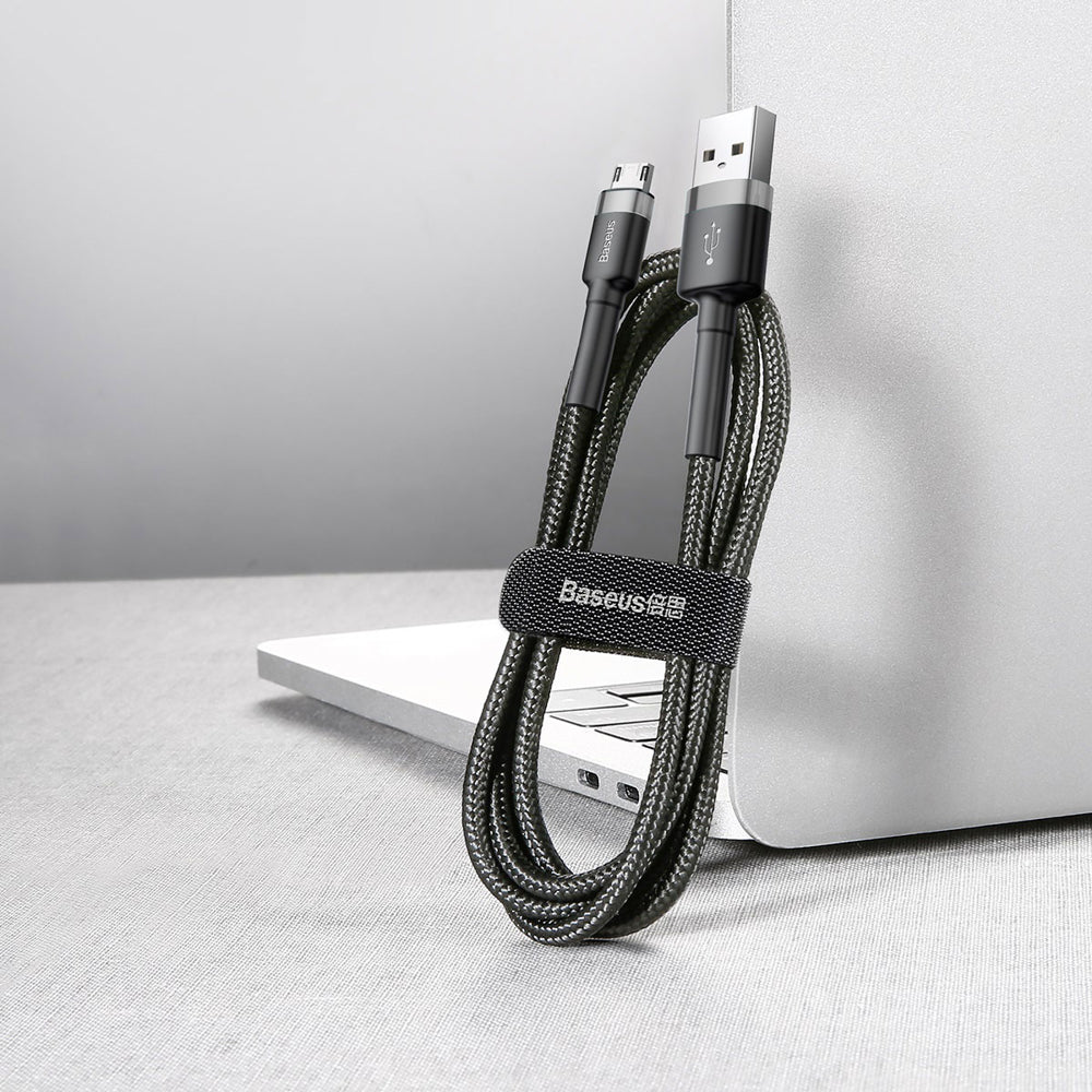 USB Cables – Durable flexible cable USB microUSB QC3.0 2.4A - Carlat