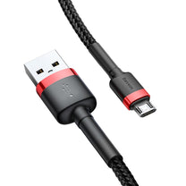 USB Cables – Durable flexible cable USB microUSB QC3.0 2.4A - Carlat