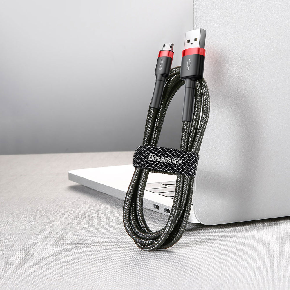 USB Cables – Durable flexible cable USB microUSB QC3.0 2.4A - Carlat
