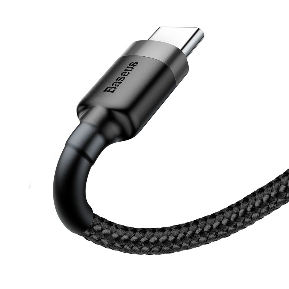 USB Cables – Durable nylon cable USB-C 2A 3M black - Carlat
