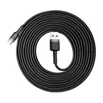 USB Cables – Durable nylon cable USB-C 2A 3M black - Carlat