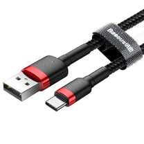 USB Cables – Durable nylon cable USB-C QC3.0 2A 3M - Carlat