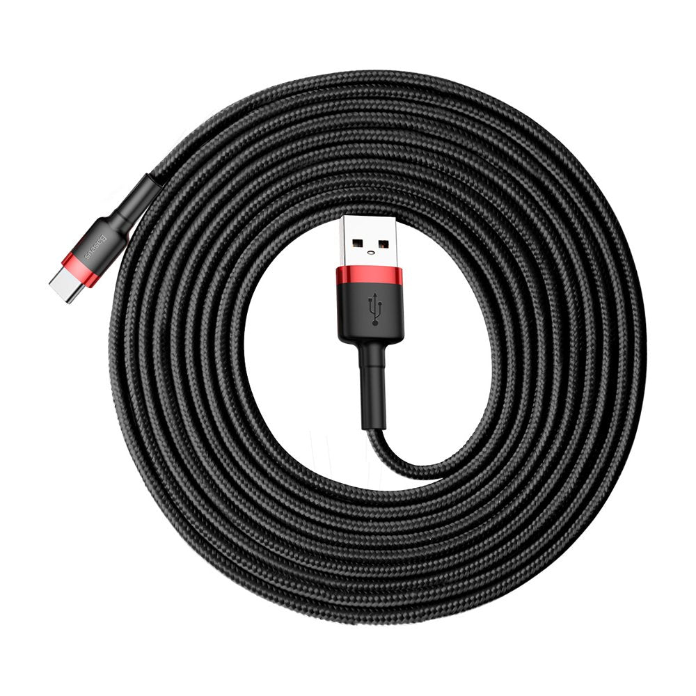 USB Cables – Durable nylon cable USB-C QC3.0 2A 3M - Carlat