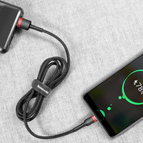 USB Cables – Durable nylon cable USB-C QC3.0 2A 3M - Carlat
