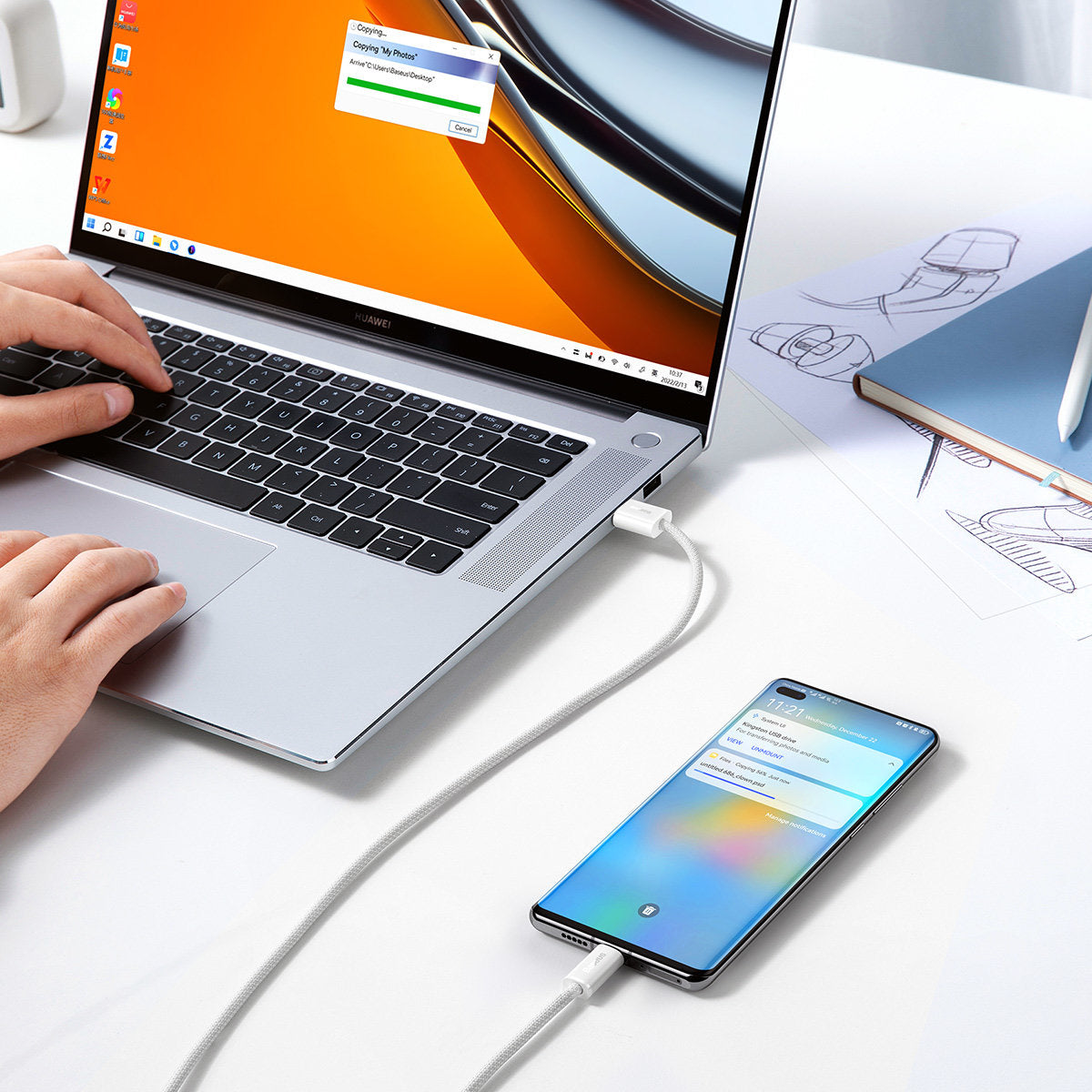 USB Cables – Dynamic Series USB - USB-C cable 100W - Carlat