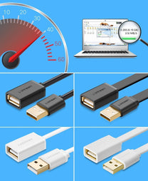 USB Cables – Extension cable for USB cable, 2m, black - Carlat