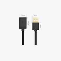 USB Cables – Extension cable for USB cable, 2m, black - Carlat