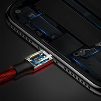 USB Cables – Fabric-braided cable USB - iPhone Lightning 1.8m - Carlat