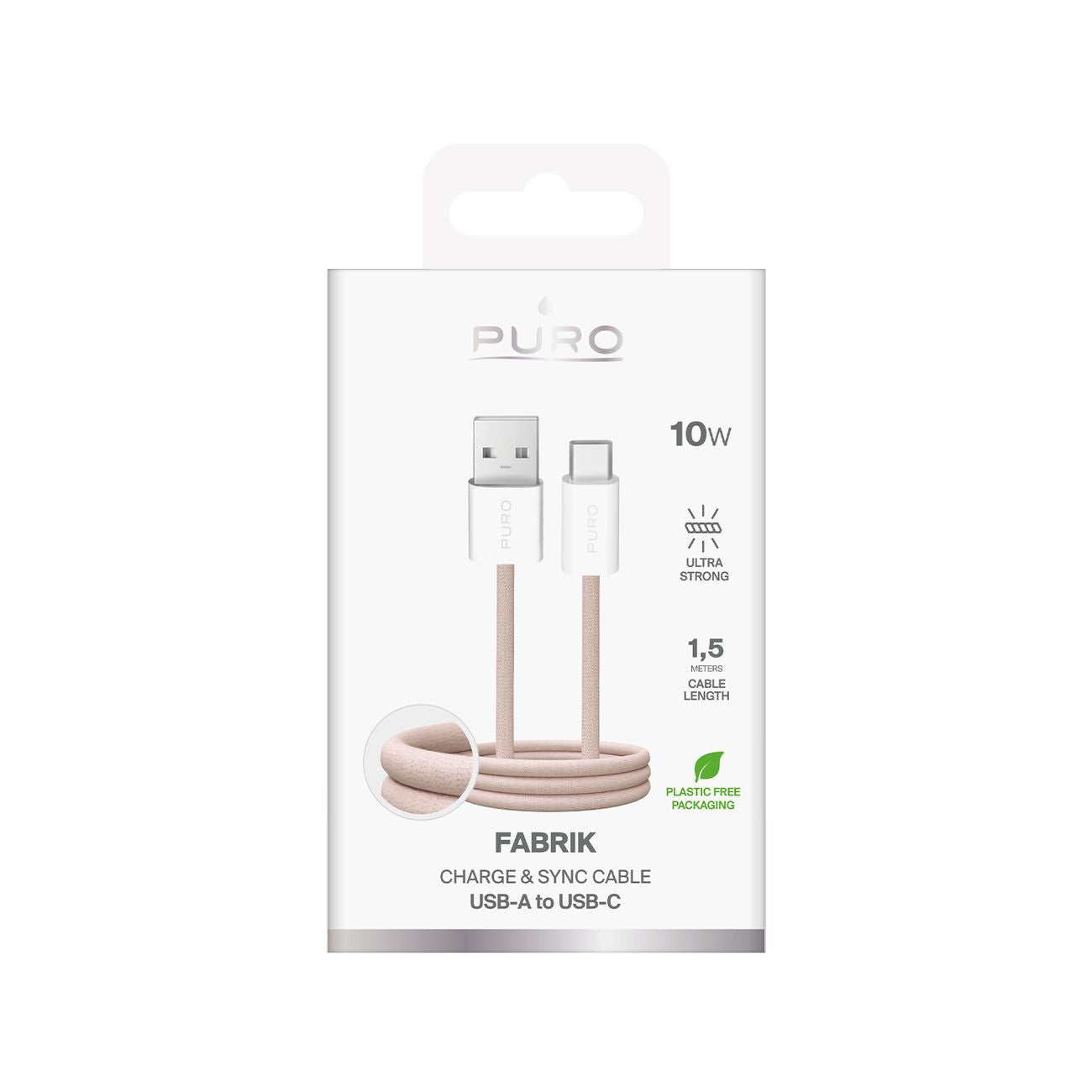 USB Cables – Fabrik 10W 1.5m braided USB-A - USB-C - Carlat