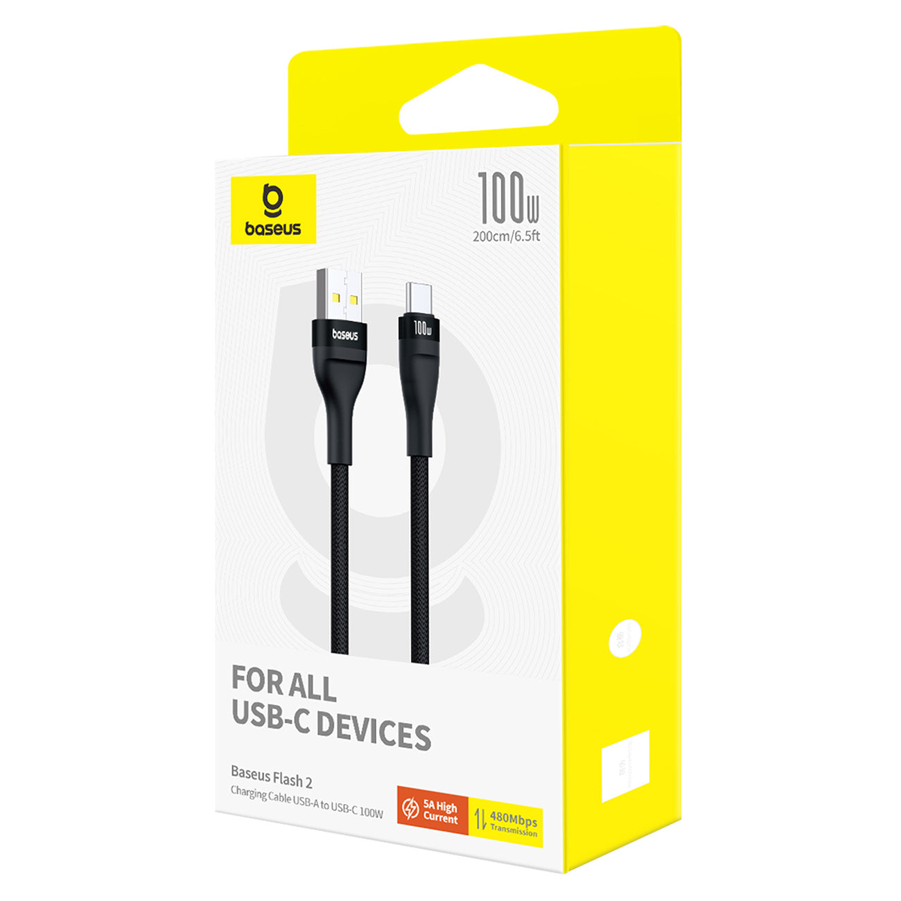 USB Cables – Flash cable 2 USB-A - USB-C 100W - Carlat