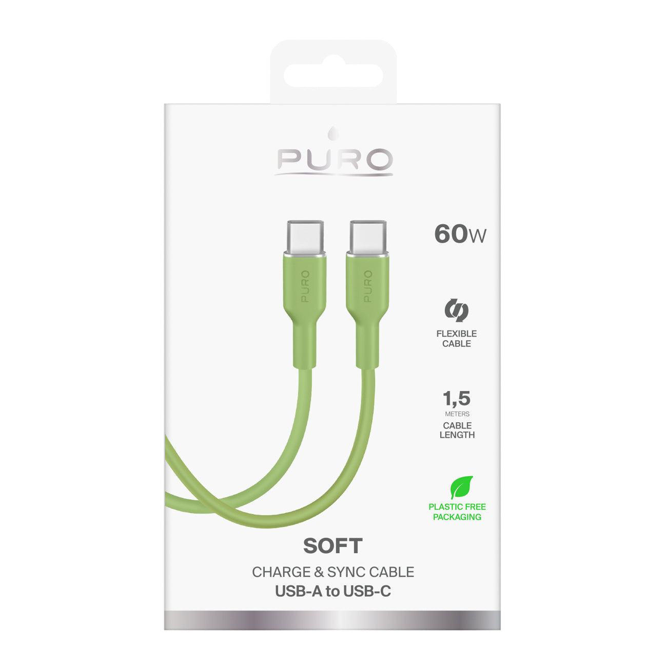 USB Cables – Flexible USB-C cable 60W 1.5m ICON - Carlat