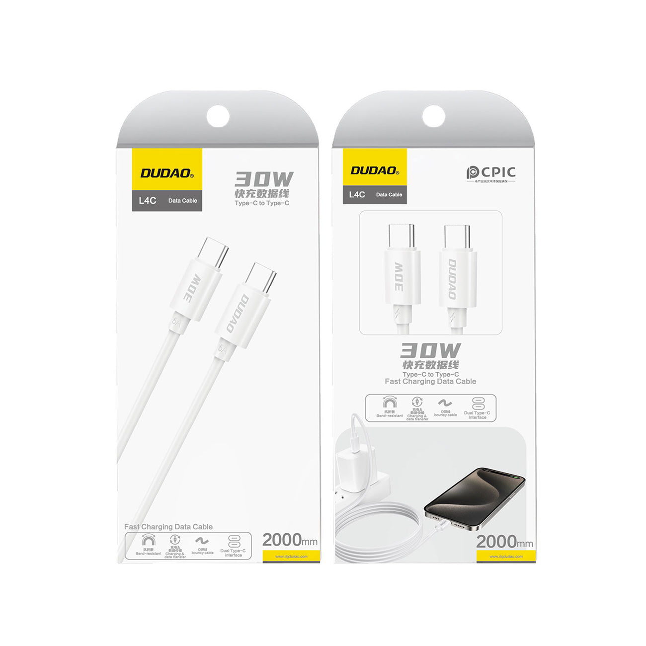 USB Cables – L4C USB-C - USB-C cable 30W 480Mb/s - Carlat