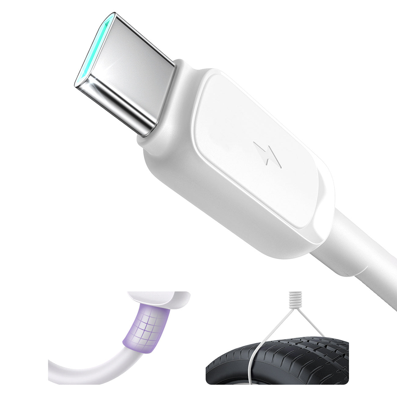 USB Cables – Multi-Color Series A14 USB-A - USB-C 3A - Carlat