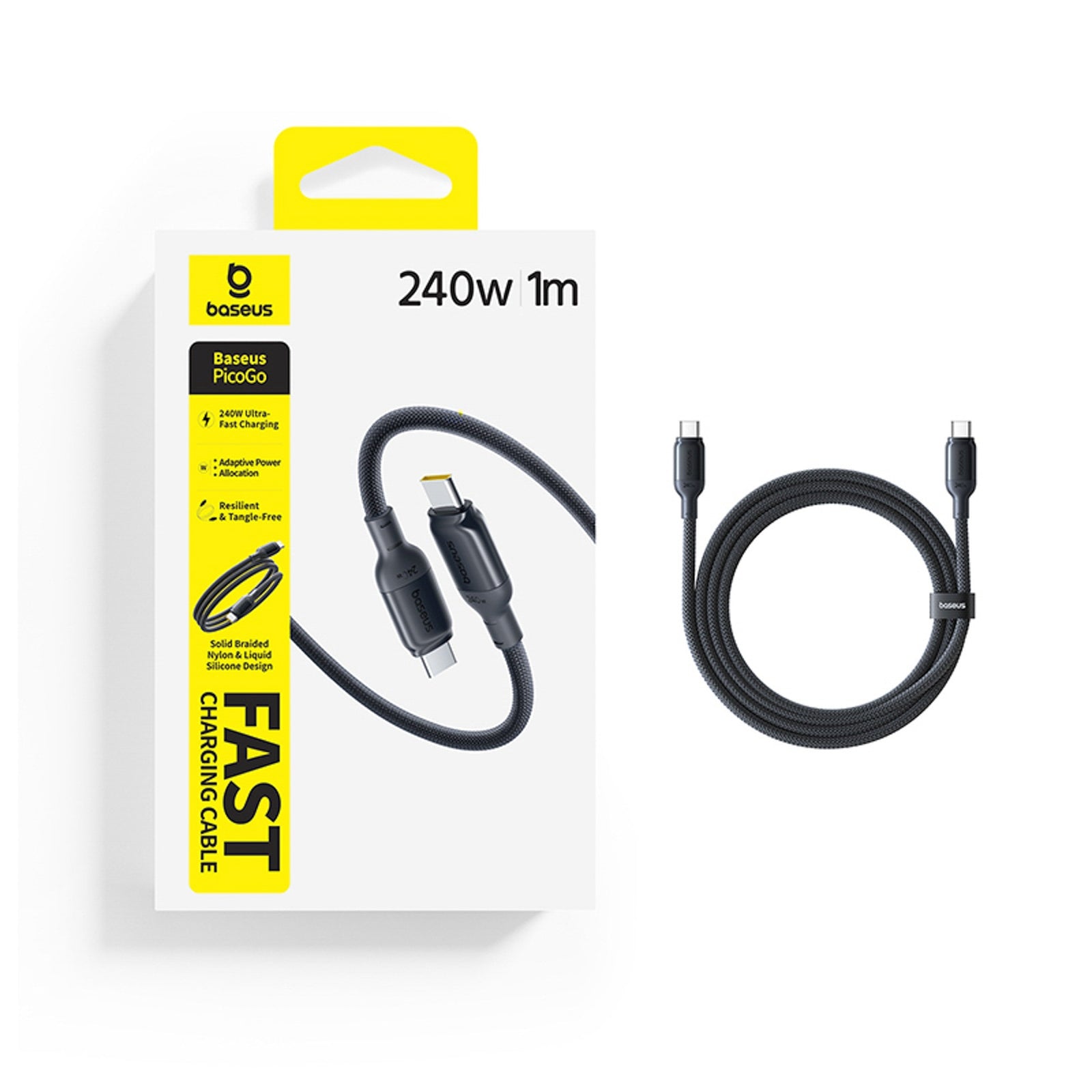USB Cables – PicoGo Fast Charging USB-C cable 240W 1m - Carlat