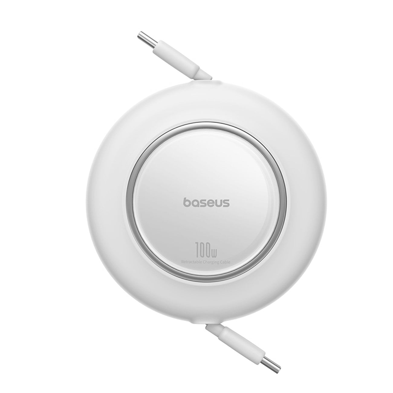 USB Cables – Retractable USB-C cable 100W 2m - white - Carlat