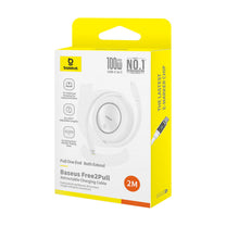 USB Cables – Retractable USB-C cable 100W 2m - white - Carlat