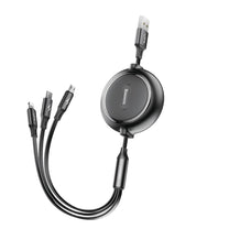 USB Cables – Retractable cable 3in1 USB microUSB cable Iphone - Carlat