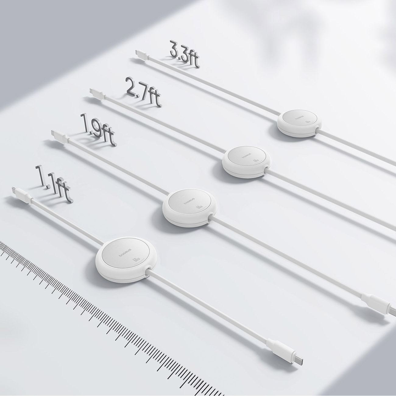 USB Cables – Retractable cable USB-C Free2Pull 60W 1m - Carlat