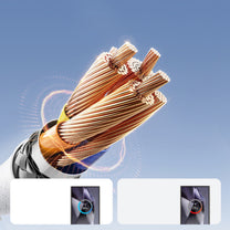 USB Cables – S-A28 braided cable USB-A - USB-C 3A - Carlat