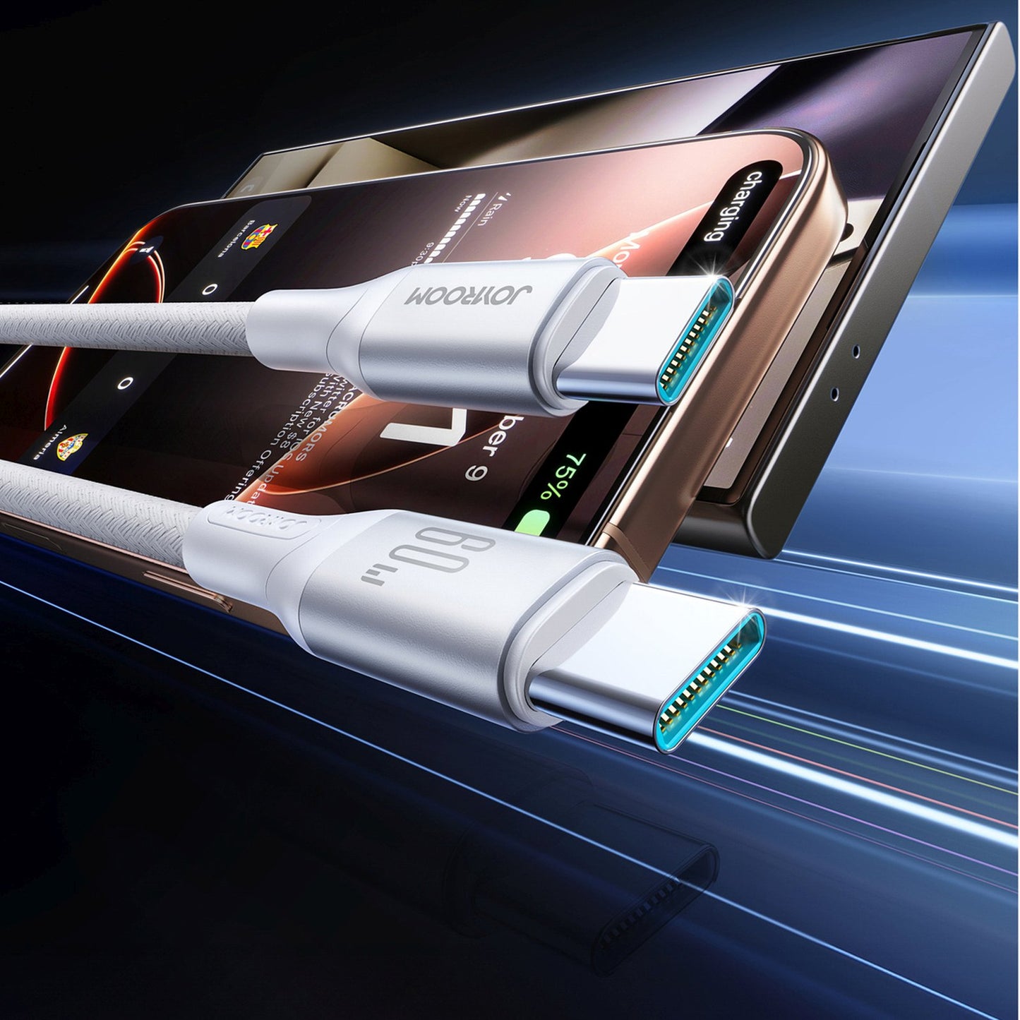 USB Cables – S-A28 braided cable USB-C 60W 2m - Carlat