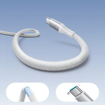 USB Cables – S-A28 braided cable USB-C 60W 2m - Carlat