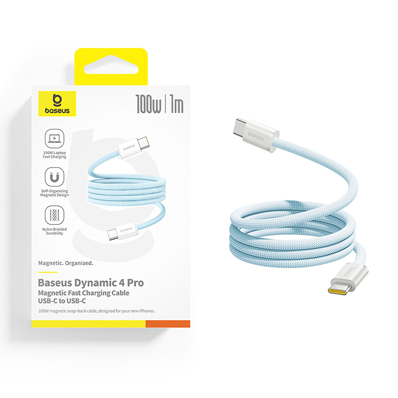 USB Cables – Self-laying cable USB-C Dynamic 4 Pro 100W - Carlat
