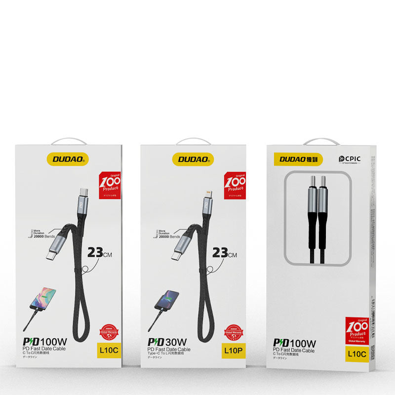 USB Cables – Short flat cable for iPhone USB-C - Carlat