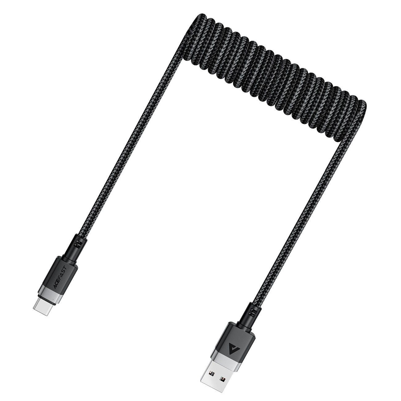 USB Cables – Spiral cable USB-A - USB-C 480Mb/s 3A - Carlat