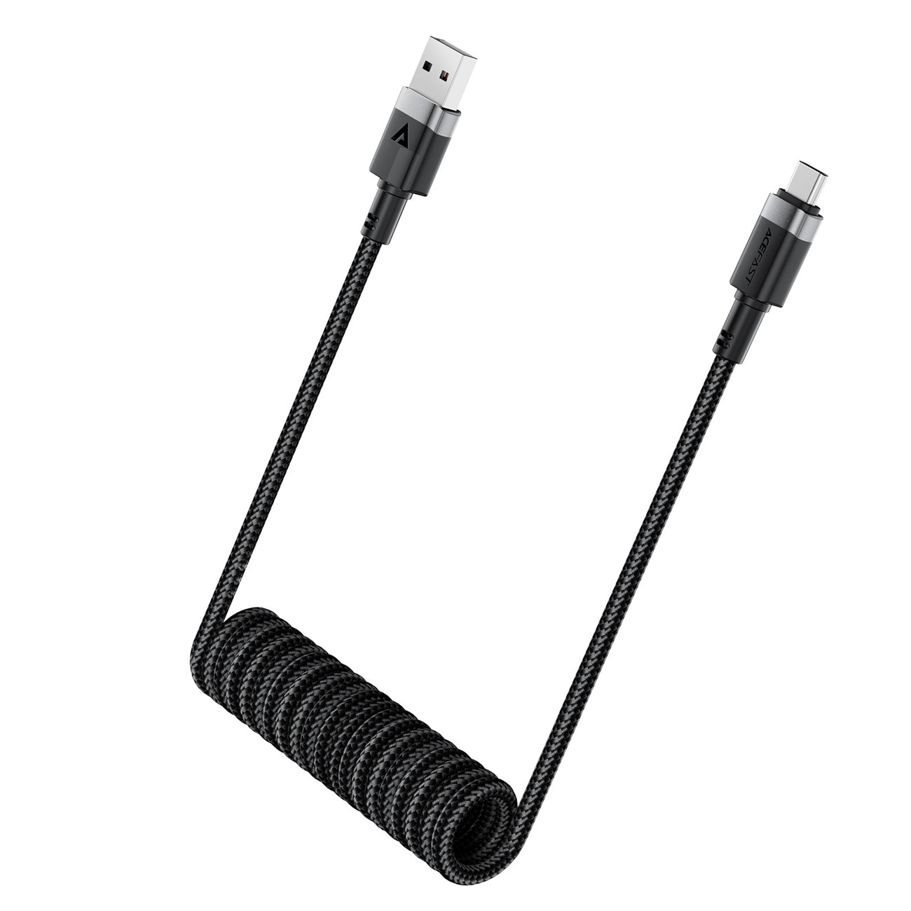USB Cables – Spiral cable USB-A - USB-C 480Mb/s 3A - Carlat
