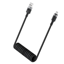 USB Cables – Spiral cable USB-A - USB-C 480Mb/s 3A - Carlat