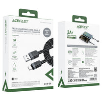 USB Cables – Spiral cable USB-A - USB-C 480Mb/s 3A - Carlat