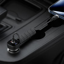 USB Cables – Spiral cable USB-A - USB-C 480Mb/s 3A - Carlat