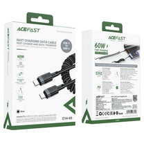 USB Cables – Spiral cable USB-A - USB-C 480Mb/s 3A - Carlat
