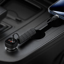 USB Cables – Spiral cable USB-A - USB-C 480Mb/s 3A - Carlat