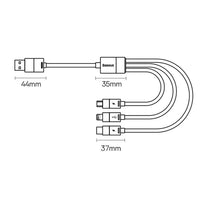 USB Cables – StarSpeed 3in1 USB - micro USB / - Carlat