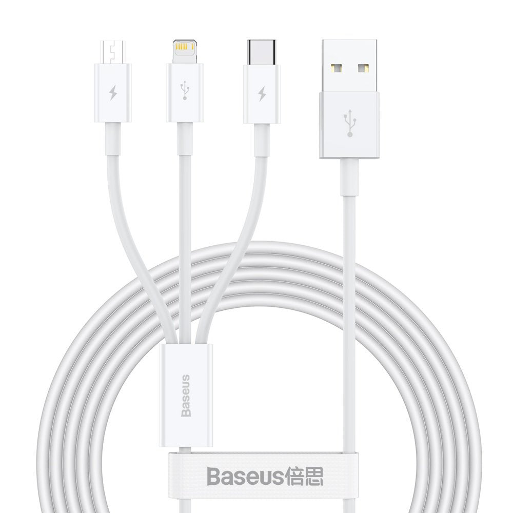USB Cables – Superior 3in1 USB cable Iphone Lightning USB-C - Carlat