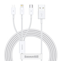 USB Cables – Superior 3in1 USB cable Iphone Lightning USB-C - Carlat