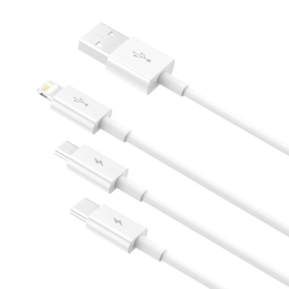 USB Cables – Superior 3in1 USB cable Iphone Lightning USB-C - Carlat