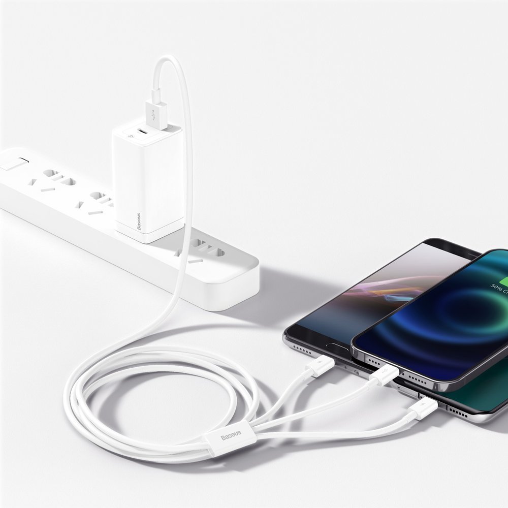 USB Cables – Superior 3in1 USB cable Iphone Lightning USB-C - Carlat