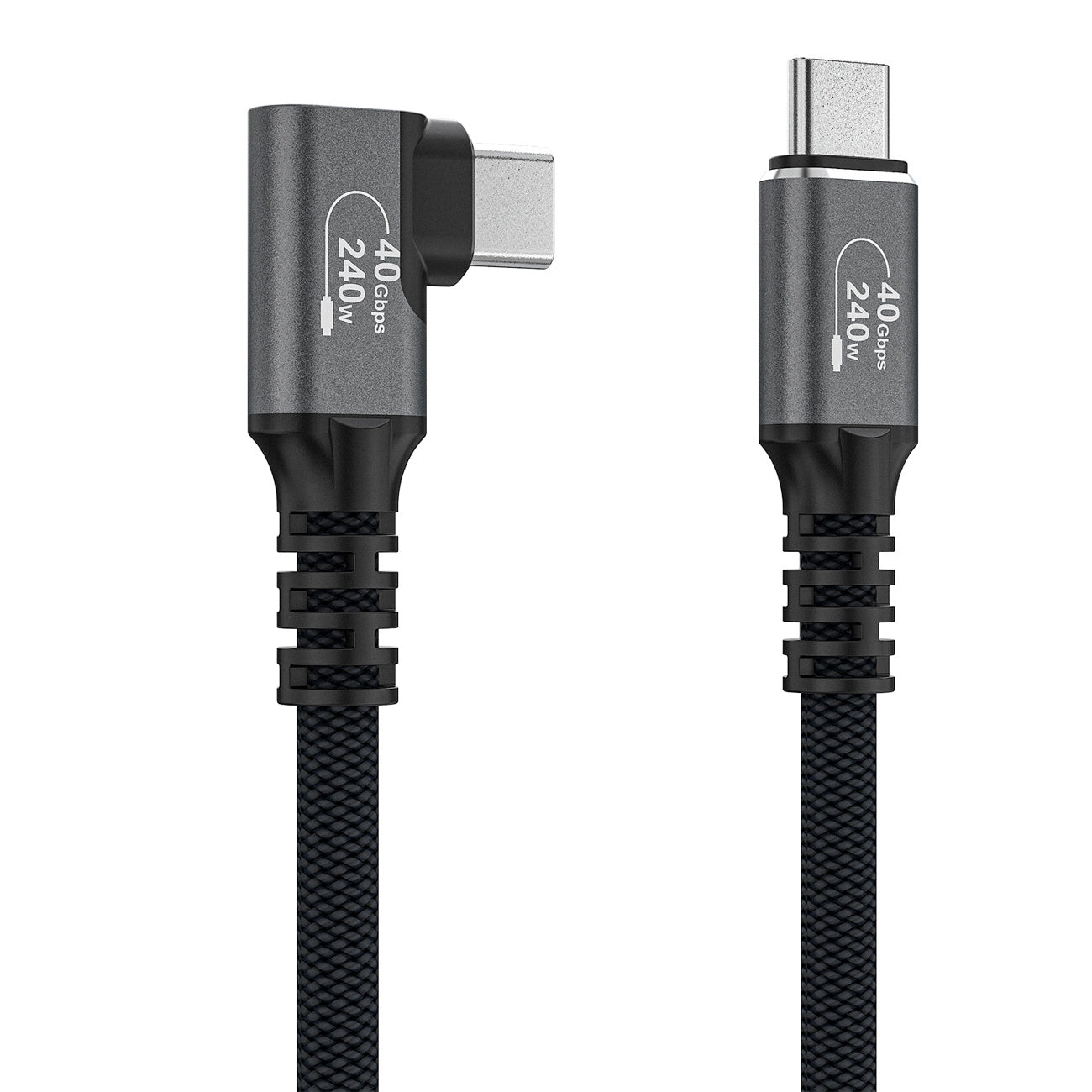 USB Cables – Thunderbolt 4 USB-C 240W 4K 1m angled - Carlat