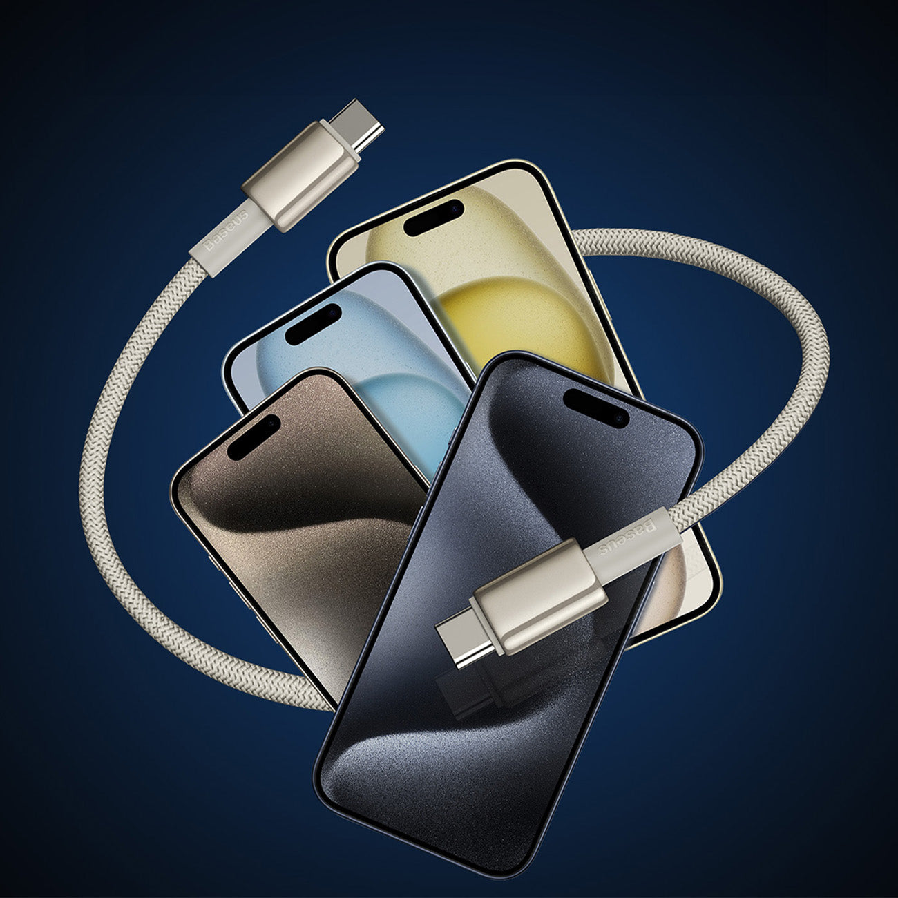 USB Cables – Tungsten Gold USB-C - USB-C cable 100W - Carlat