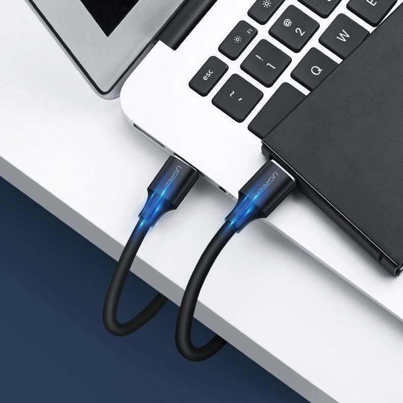 USB Cables – USB 2.0 male cable 0.5m black - Carlat