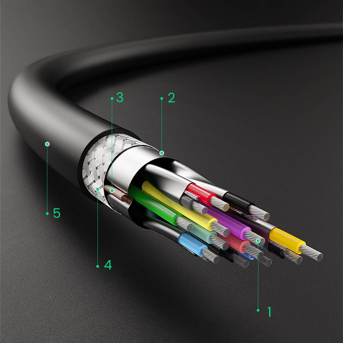 USB Cables – USB-A 3.0 5Gb/s cable 0.5m black - Carlat