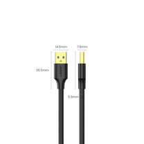 USB Cables – USB-A 3.0 5Gb/s cable 0.5m black - Carlat