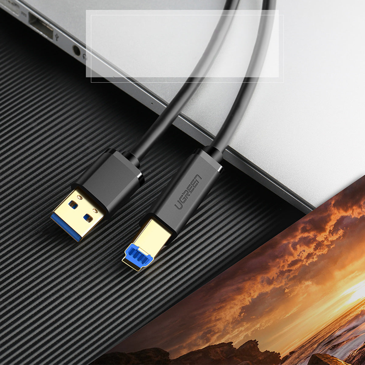 USB Cables – USB-A - USB-B 5Gb/s printer cable, 2m, - Carlat