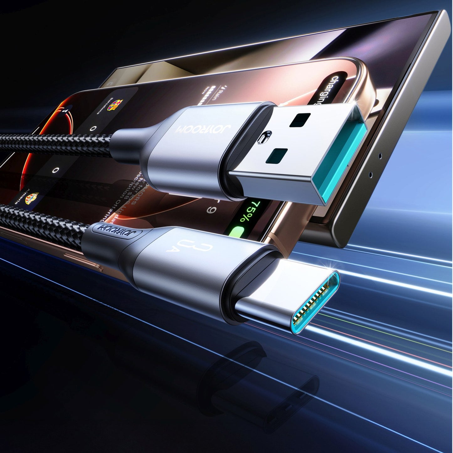USB Cables – USB-A - USB-C 3A cable 2m - Carlat