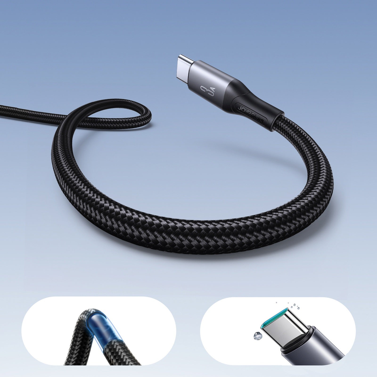 USB Cables – USB-A - USB-C 3A cable 2m - Carlat